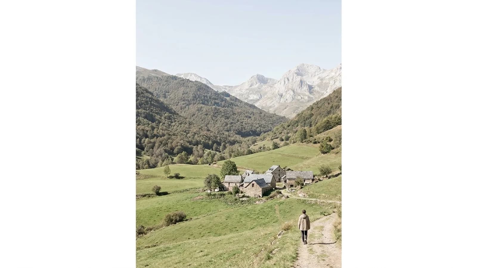 Paysage caractéristique du département Ariège