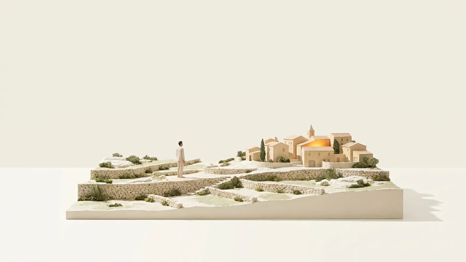 Paysage caractéristique du département Gard
